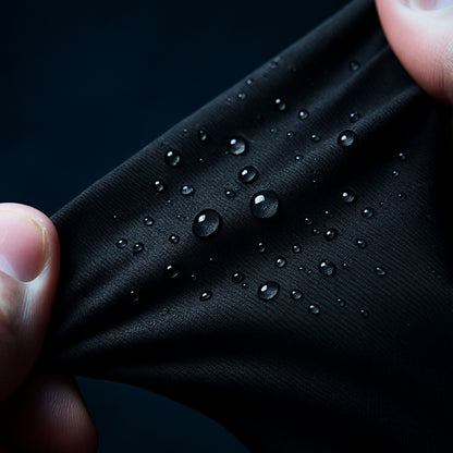 Gros plan sur le tissu en bambou déperlant et respirant du boxer Aven Paris.